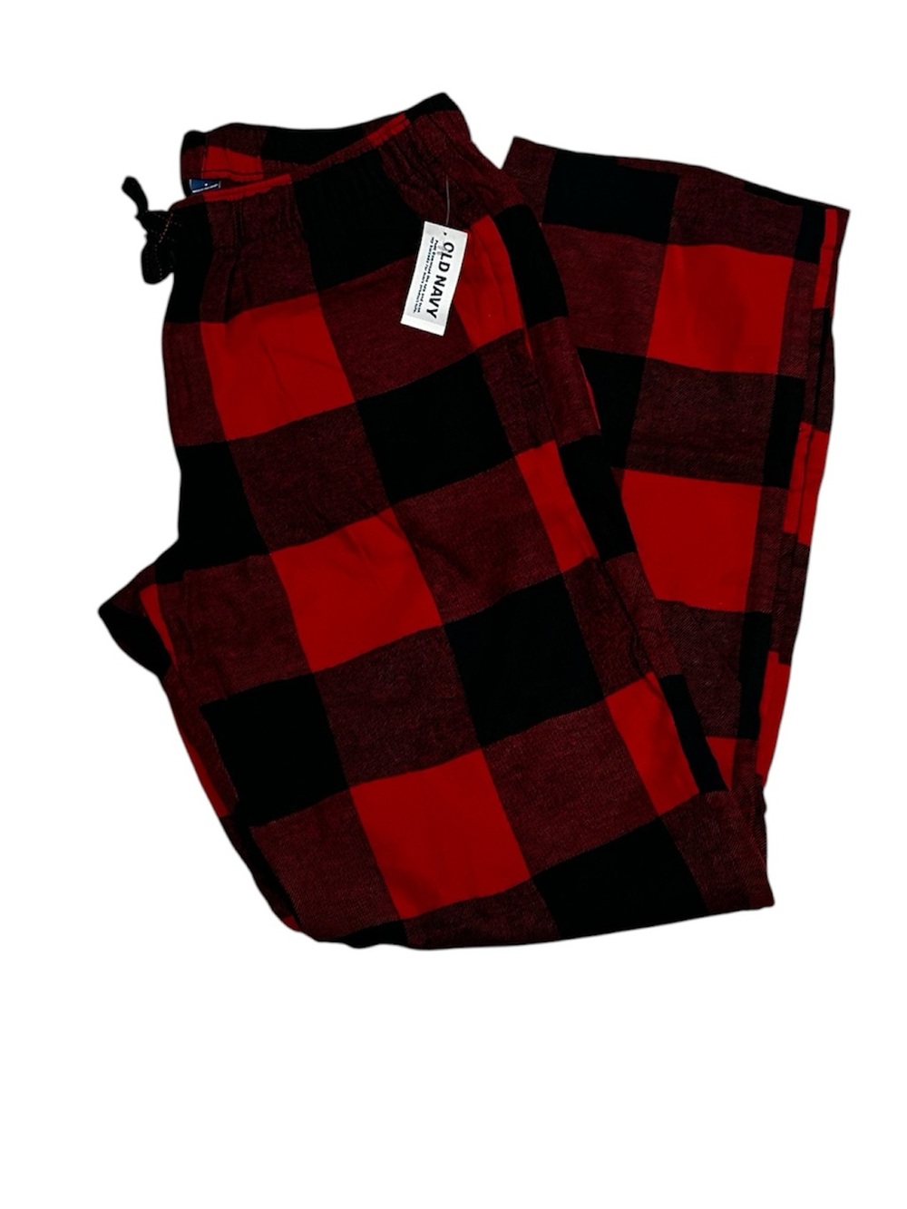 Old Navy Flannel Pajama Pants NEW Mid Rise Red Buffalo Plaid Small 738108